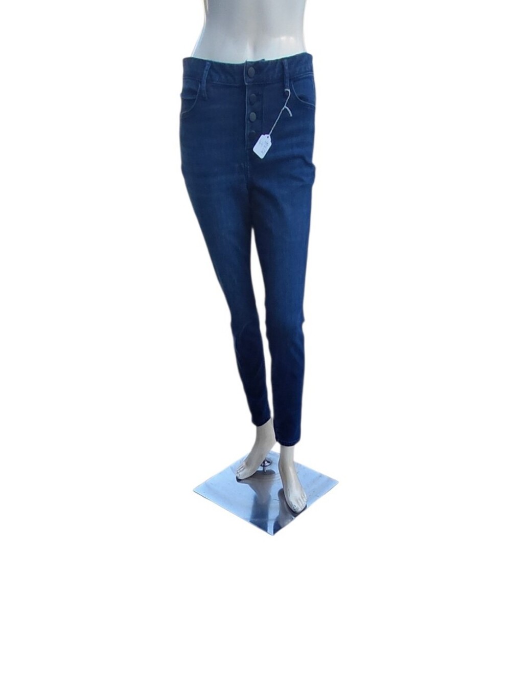 81626I..Women's Simply Vera Wang Skinny Jeans Size 10, W28, 27" Inseam 9" Rise